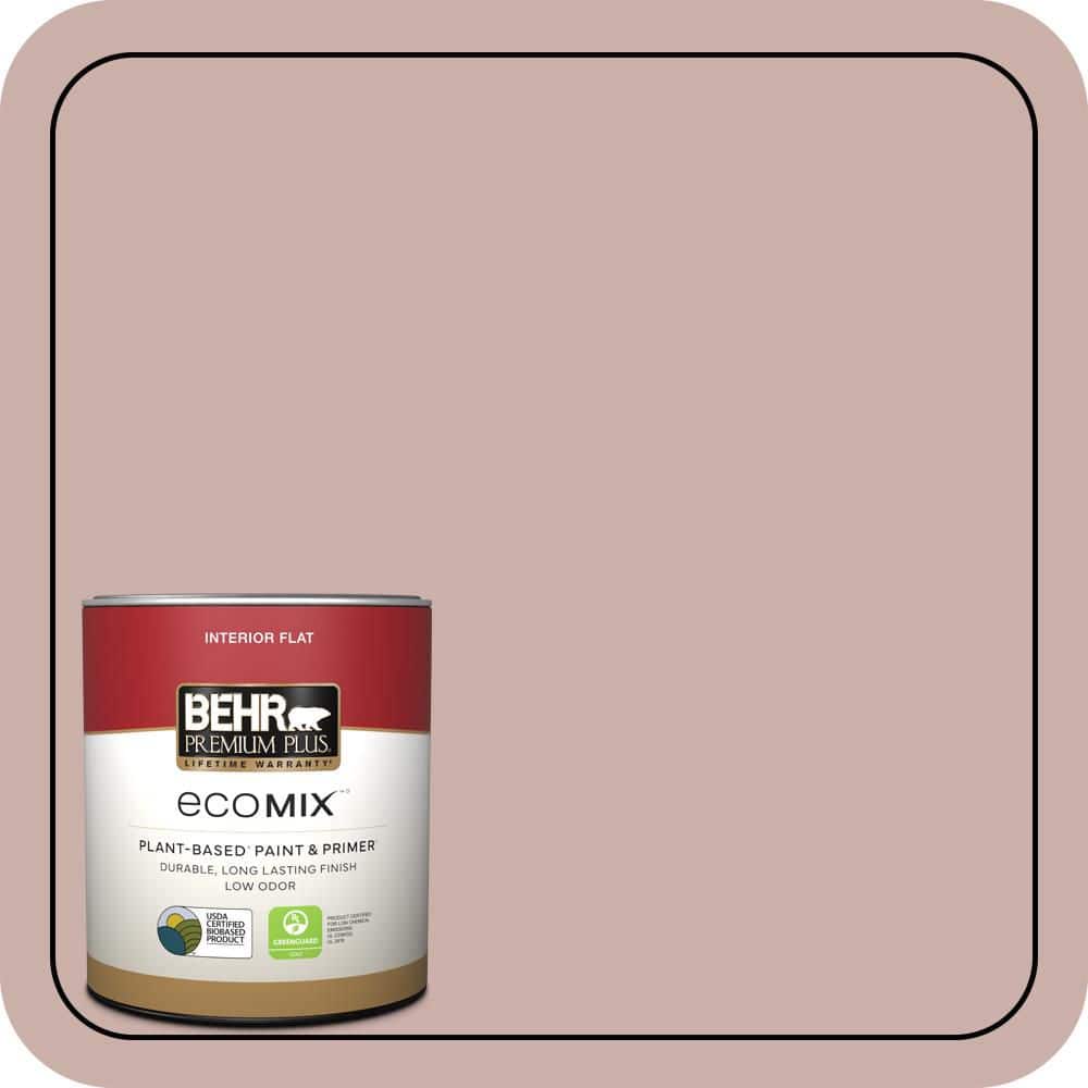 1 qt. Home Decorators #HDC-CT-07A Vintage Tea Rose Flat EcoMix Plant-Based Interior Paint & Primer price history on PriceWatchPro