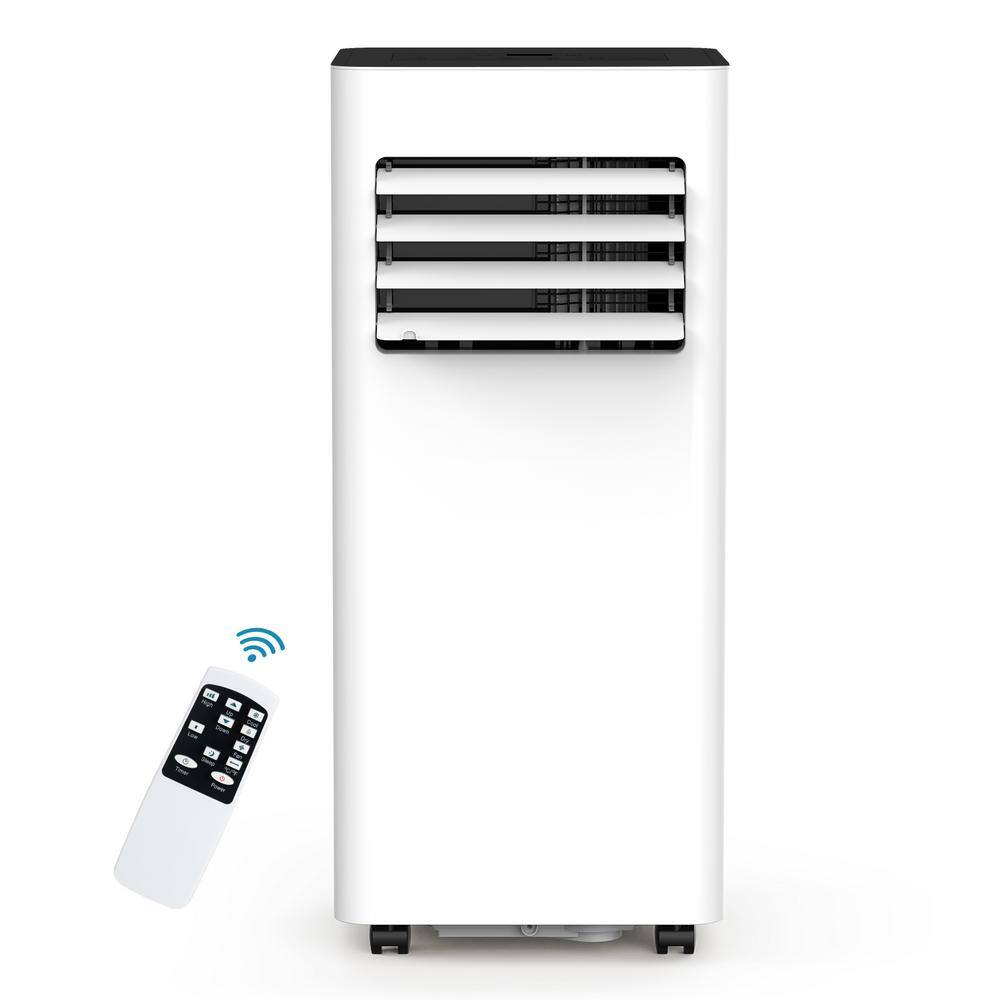 6,000 BTU (DOE) Portable Air Conditioner Cools 350 sq. ft. with Cooling, Dehumidifier, Fan Mode and Remote in White price history on PriceWatchPro