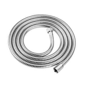 99 in. Stainless Steel Replacement Handheld Shower Hose in Polished Chrome