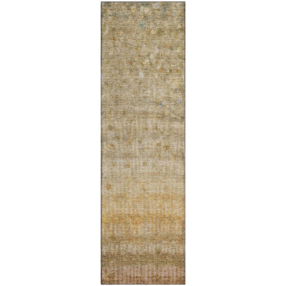 Mayfield Premium Machine Washable Abstract AMF2315 Beige 2 ft. x 7 ft. Runner Rug price history on PriceWatchPro