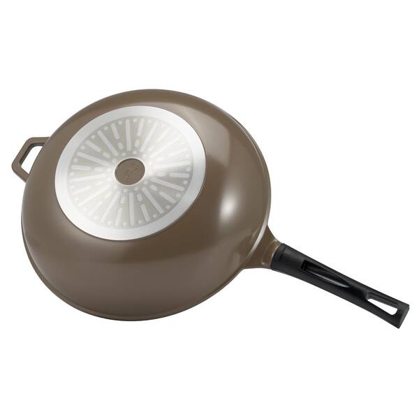  10 Green Ceramic Frying Pan by Ozeri, with Smooth Ceramic  Non-Stick Coating (100% PTFE and PFOA Free)