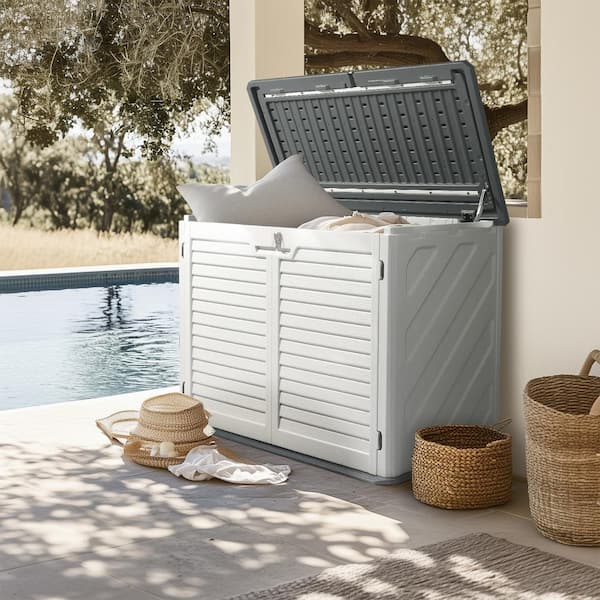 Karl home 187 Gal. HDPE Deck Box K1G55000191+92 - The Home Depot