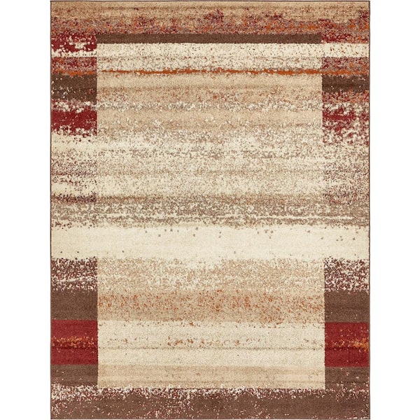 Unique Loom Autumn Maple Beige 9' 0 x 12' 0 Area Rug