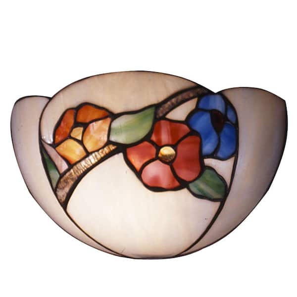 Dale Tiffany Apple Blossom 1-Light Wall Sconce-DISCONTINUED