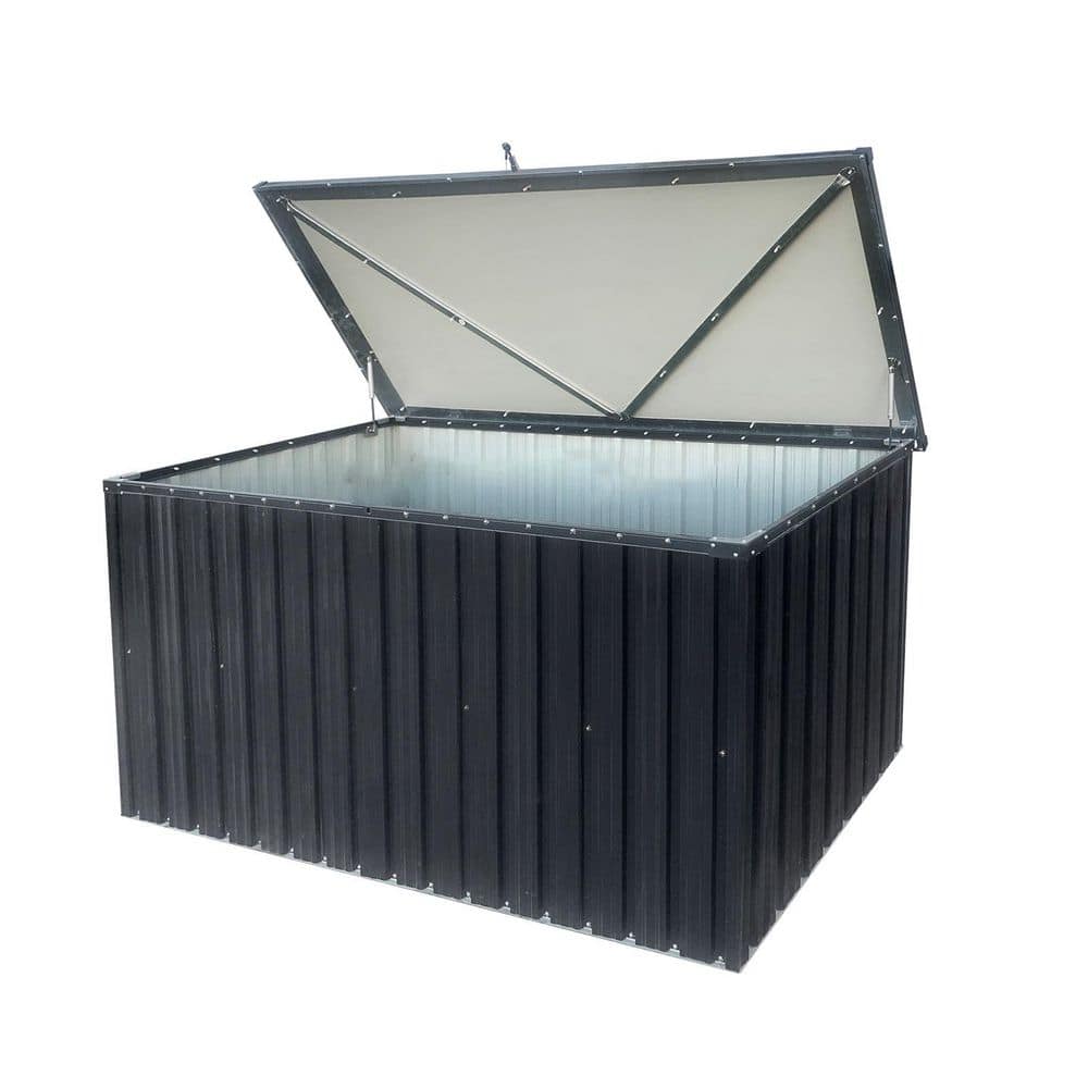 68 in. W x 31 in. D x 28.5 in. H Black Metal Outdoor Storage Cabinet price history on PriceWatchPro