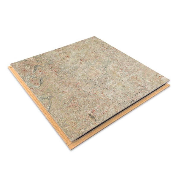 Marmoleum Cinch Loc Seal Agate 9.8 mm T x 11.81 in. W x 11.81 in. L Laminate Flooring (6.78 sq. ft./case)