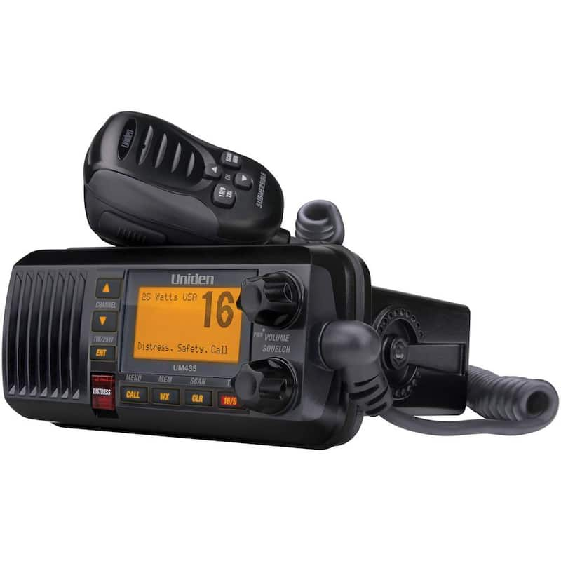 25-Watt Fixed-Mount Marine Radio with DSC (Black)