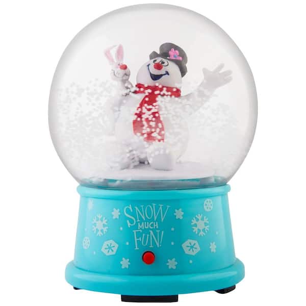 6.3 in. Snow Globe Frosty with Bunny-WB