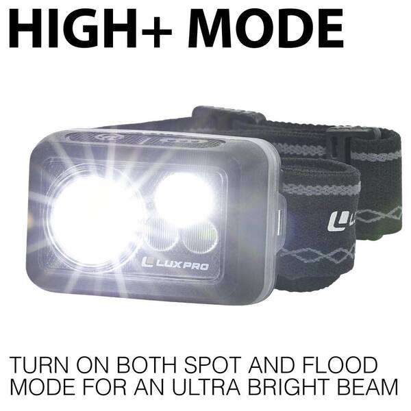 LUXPRO Pack740 Waterproof Multi-Color LED Headlamp LP740 - The