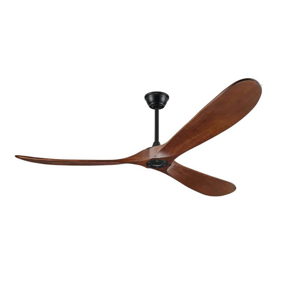 72 in. Modern Minimalist Walnut Ceiling Fan with Reversible DC Motor and Remote Control for Living Room, Dining Room price history on PriceWatchPro