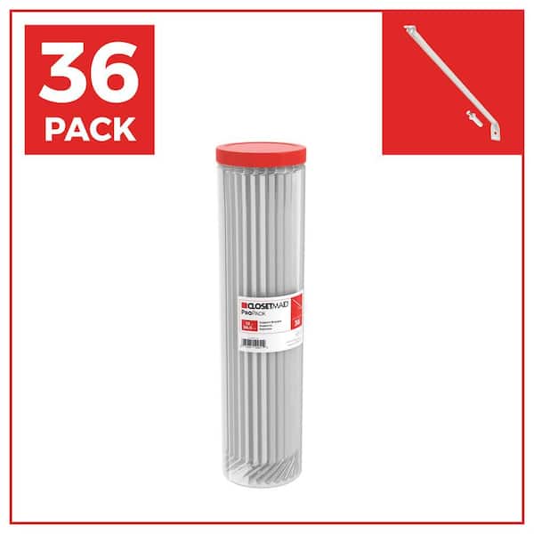 ProPack 12 in. Wire Shelving Support Brackets (36-Piece)