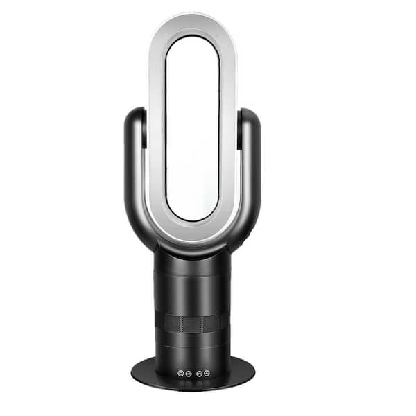 Unbranded 26 in. 3 fan speeds Warm Wind Modes and 10-speed Natural Wind Mode Tower Fan in Black with Remote Control