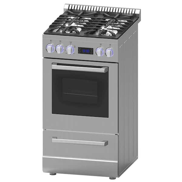 Elite Series 20 in. 2.1 cu. ft. Gas Range in Stainless Steel