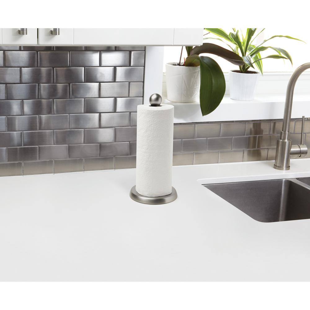 Nickel Teardrop Stainless Steel Paper Towel Holder