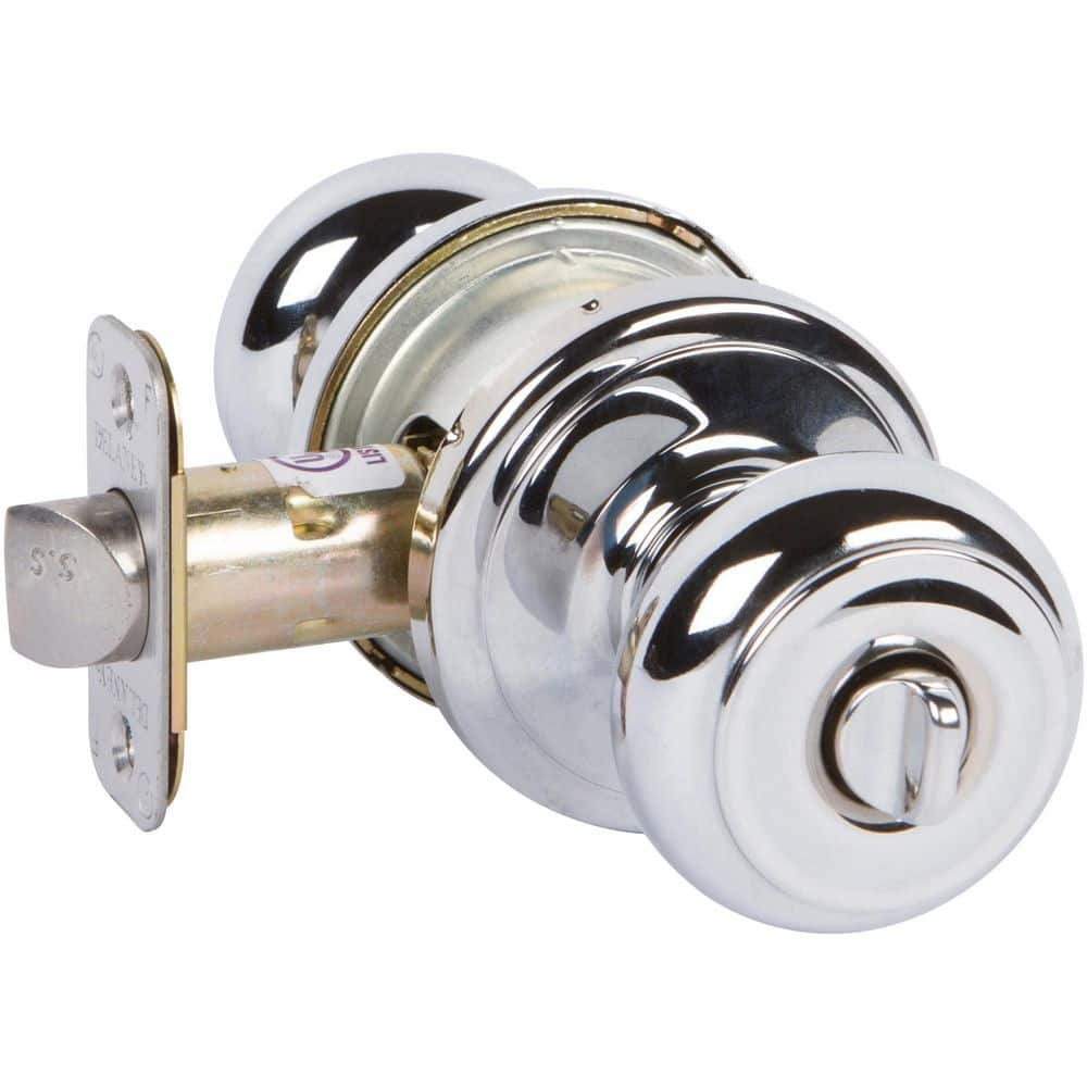 DELANEY HARDWARE Grade 2 Orlyn Privacy (Bed/Bath) Door Knob Bright