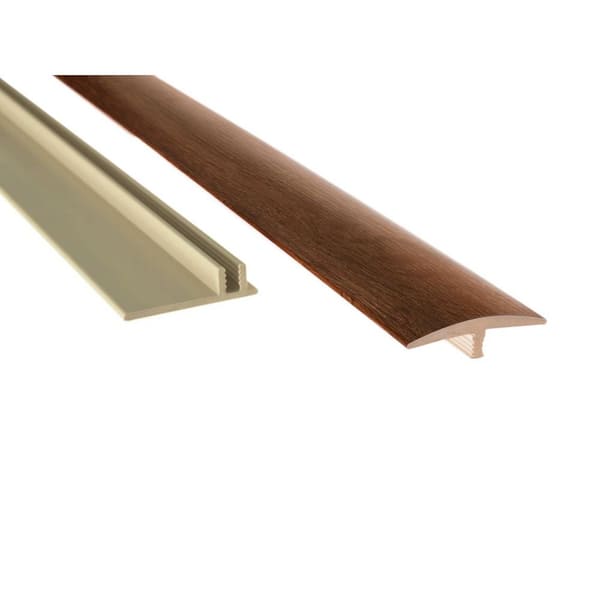 NewAge Products Flooring Forest Oak 5 mm T x 1.65 in. W x 46 in. L T-Molding Transition Strip