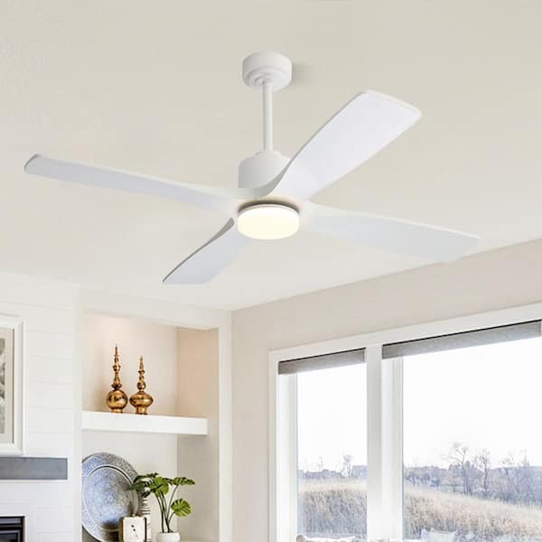 MLiAN 48 in. (4 ft.) DC Indoor Ceiling Fan with Integrated LED, 4