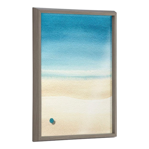 Kate and Laurel Blake "Calm Morning" by Janet Meinke-Lau Framed Glass Art Print 18 in. x 24 in.