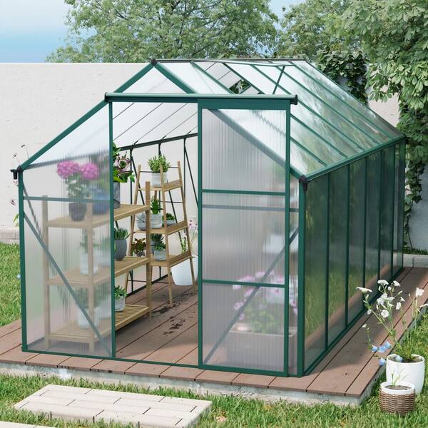ウォールグリーン77 Mondawe 72 in. W x 144 in. D x 77 in. H Polycarbonate Green Walk