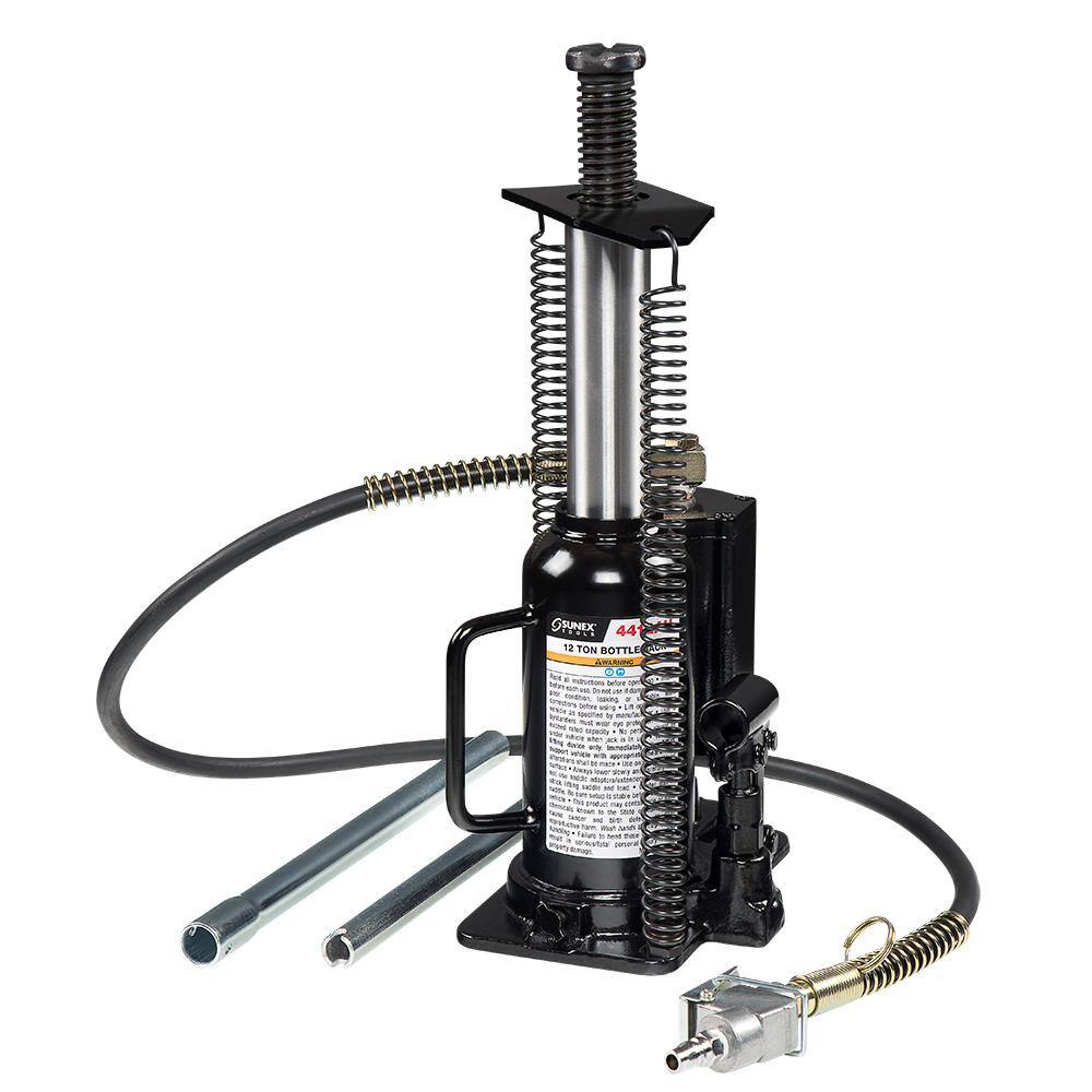 SUNEX TOOLS 12Ton Air Bottle Jack 4412AH The Home Depot