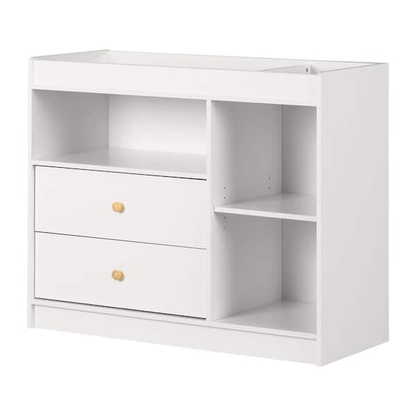 Sweedi Pure White 44.75 in. Changing table