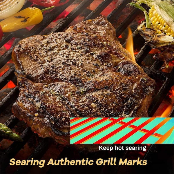 7637 Grill Grates Replacement for Weber Spirit E-210 S-210, Spirit I & II 200 Series Cast Iron (2-Pack)