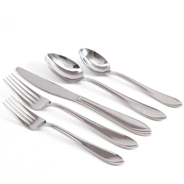 Gibson Home Newsome 20-Piece Stainless Steel Flatware Set