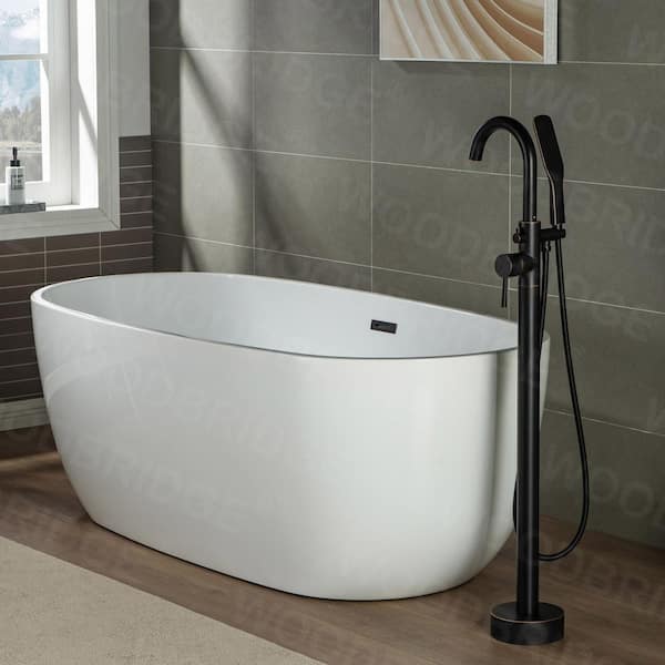 High End Freestanding Bathtubs With Wood Bridge - WETSTYLE