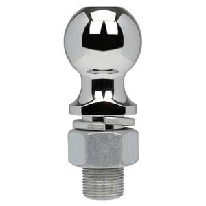 Class 4 10,000 lb. 2-5/16 in. Ball Diameter, 1-1/4 in. Shank Diameter, 2-1/2 in. Shank Length Chrome Trailer Hitch Ball