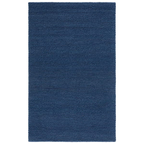 Natura Navy Blue 4 ft. x 6 ft. Gradient Area Rug