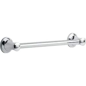 Transitional 18 in. x 1-1/4 in. Concealed Screw ADA-Compliant Decorative Grab Bar in Chrome