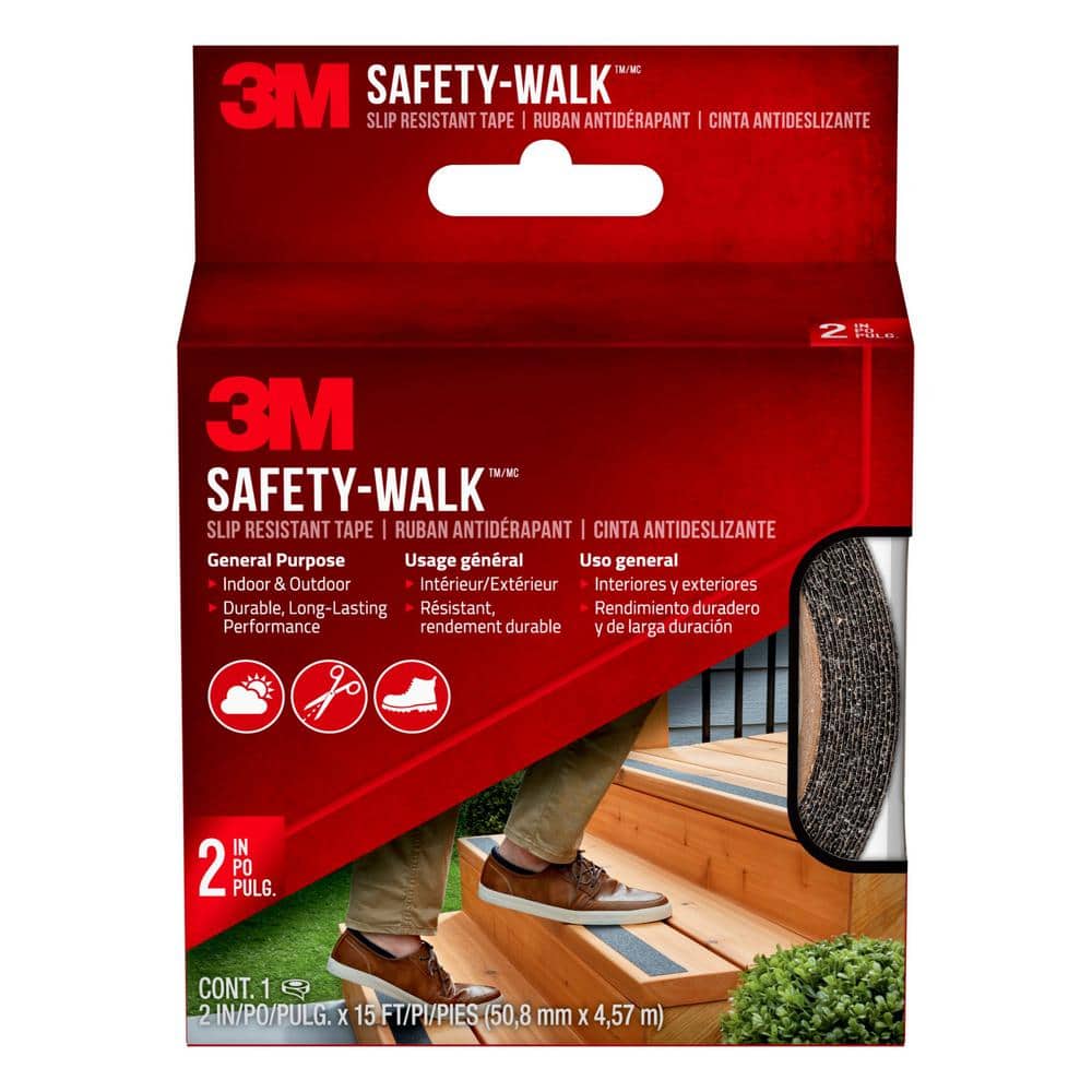 Slip Guard Non-Slip Stair Tape Indoor & Outdoor Waterproof Safety Steps 2”... 