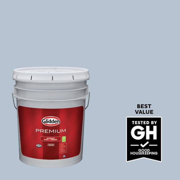 Glidden Premium 5 gal. PPG1163-3 Pageant Song Eggshell Interior Latex Paint