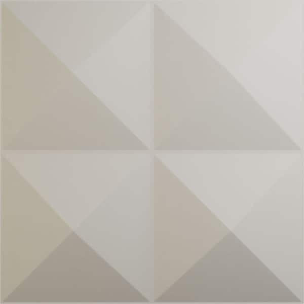 11-7/8 in. W x 11-7/8 in. H Tirana EnduraWall Decorative 3D Wall Panel, Satin Blossom White (12-Pack for 11.76 Sq.Ft.)