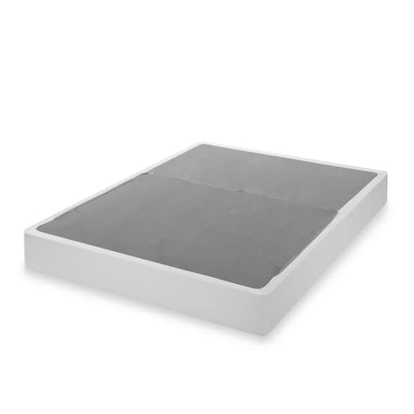 Zinus No Assembly Full White Metal Box Spring 9 in. Profile