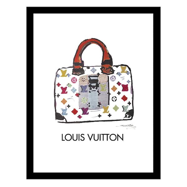 VENICE BEACH Collections Designer Handbag by Fairchild Paris 1-Piece Framed Graphic Print Abstract Poster Art Print 18 in. x 14 in.