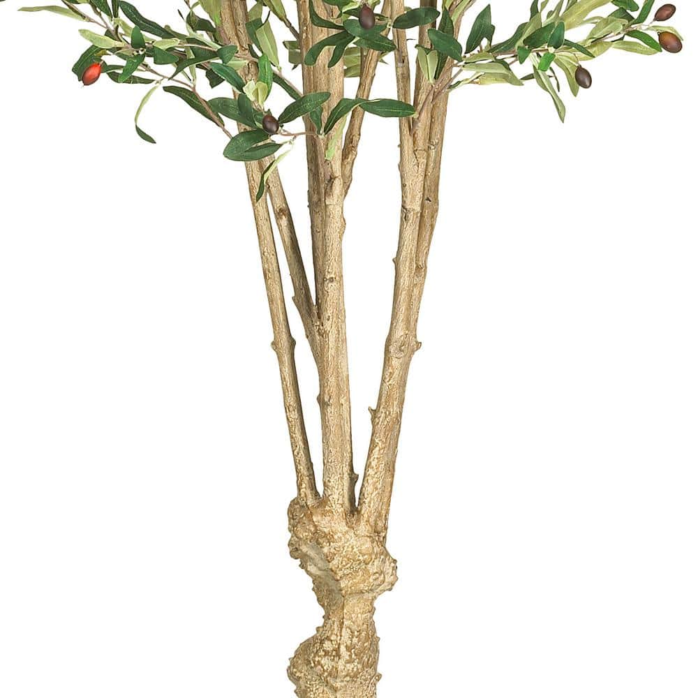 Mediterranean Elegance 5' Silk Olive Tree with Lush Leaves