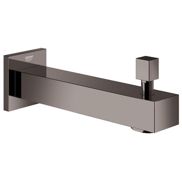 GROHE Eurocube Wall Mount Diverter Tub Spout in Hard Graphite