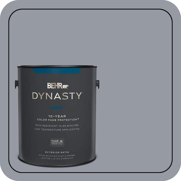 BEHR DYNASTY 1 gal. #N540-4 Silhouette Satin Enamel Exterior Stain-Blocking Paint & Primer
