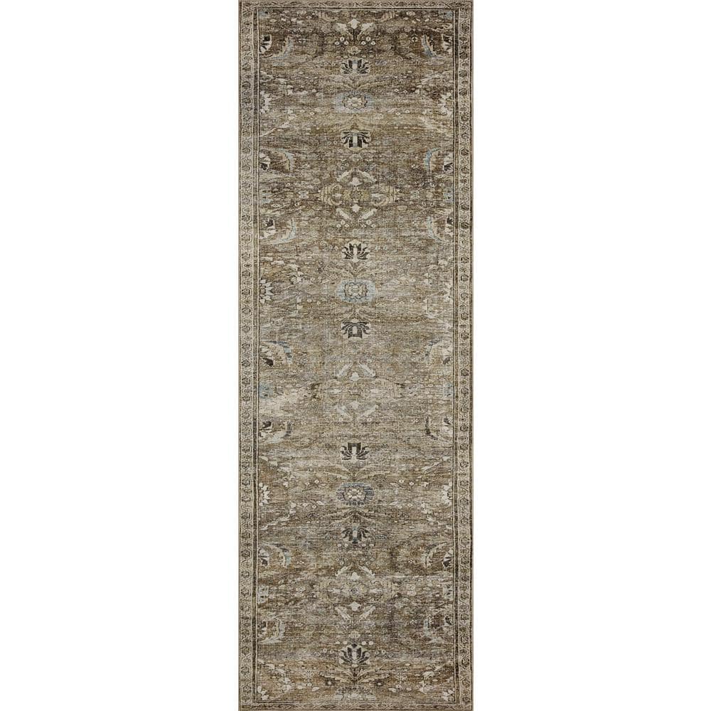 Layla Antique Moss Rectangular 9' x 12' Synthetic Area Rug