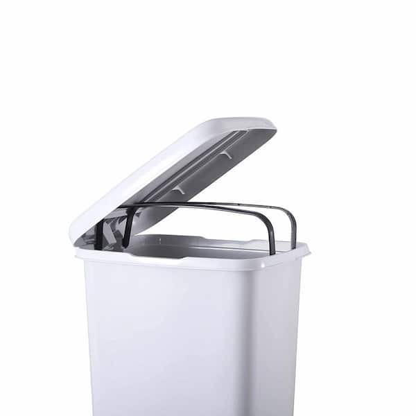 Superio Slim Pedal Trash Can (Grey) 16 qt.