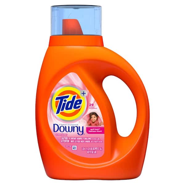 Tide April Fresh with Downy Scent Liquid Laundry Detergent, 29-Loads, 42 fl. oz.