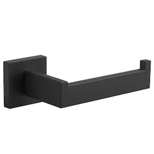 Wall Mounted Toilet Paper Holder in Matte Black