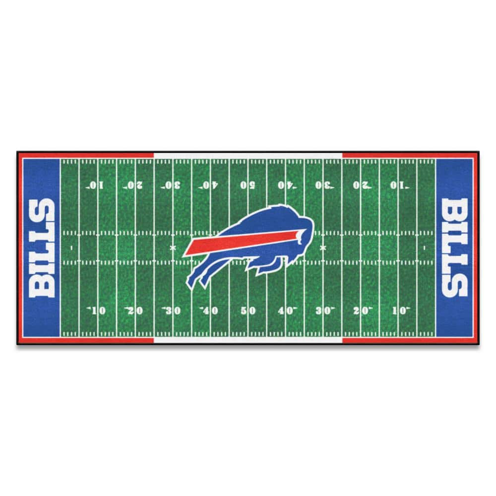 FANMATS Buffalo Bills 3 ft. x 6 ft. Football Field Rug Runner Rug 7345 -  The Home Depot