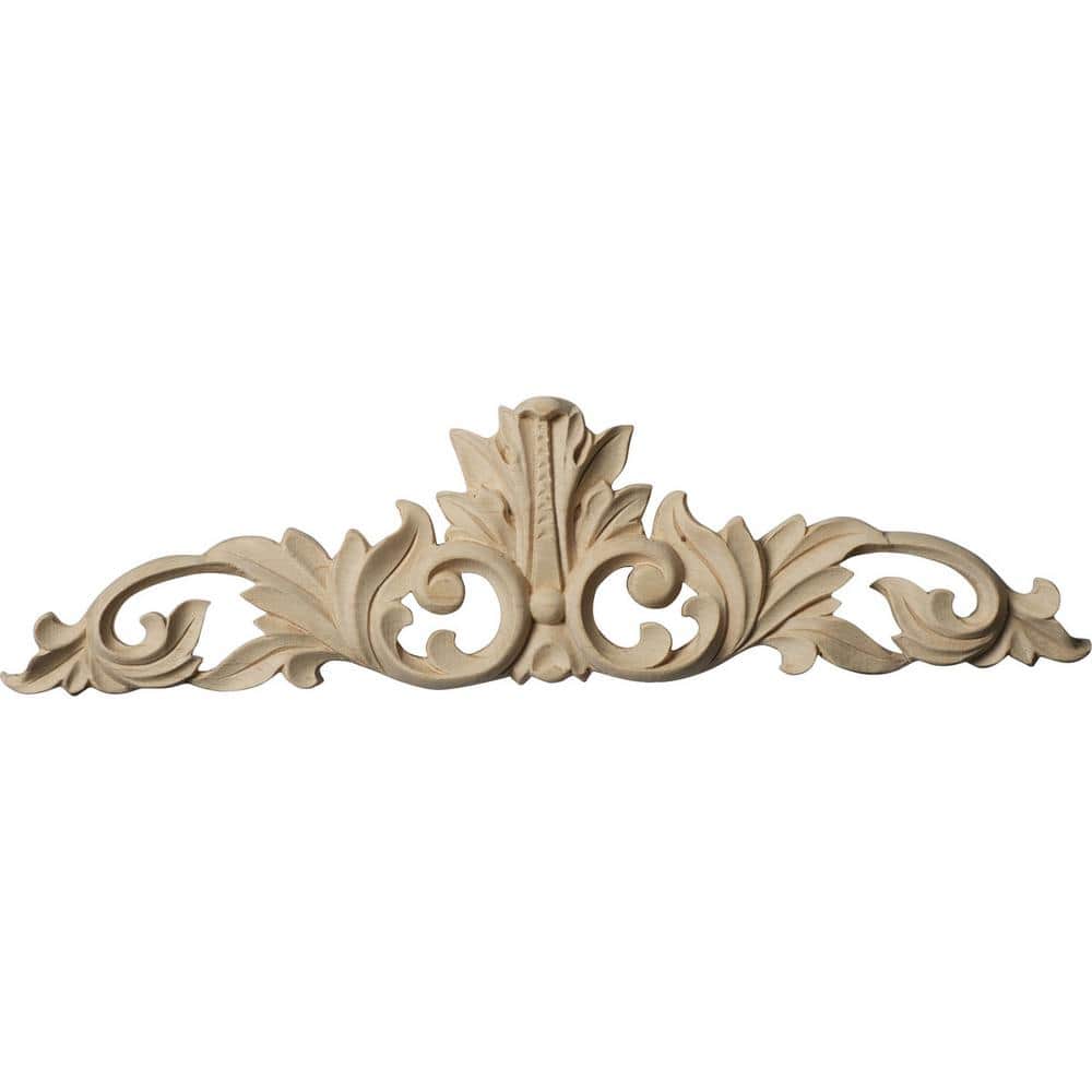 1/4 in. x 12-1/4 in. x 3-1/4 in. Cherry Small Green Leaf Center with Scrolls price history on PriceWatchPro