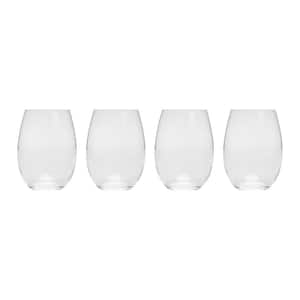 David Shaw Designs 15 oz. Modern Stemless Wineglass Set (Set of 4)