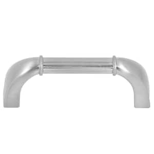 Athens 3 in. Center-to-Center Satin Nickel Bar Cabinet Pull