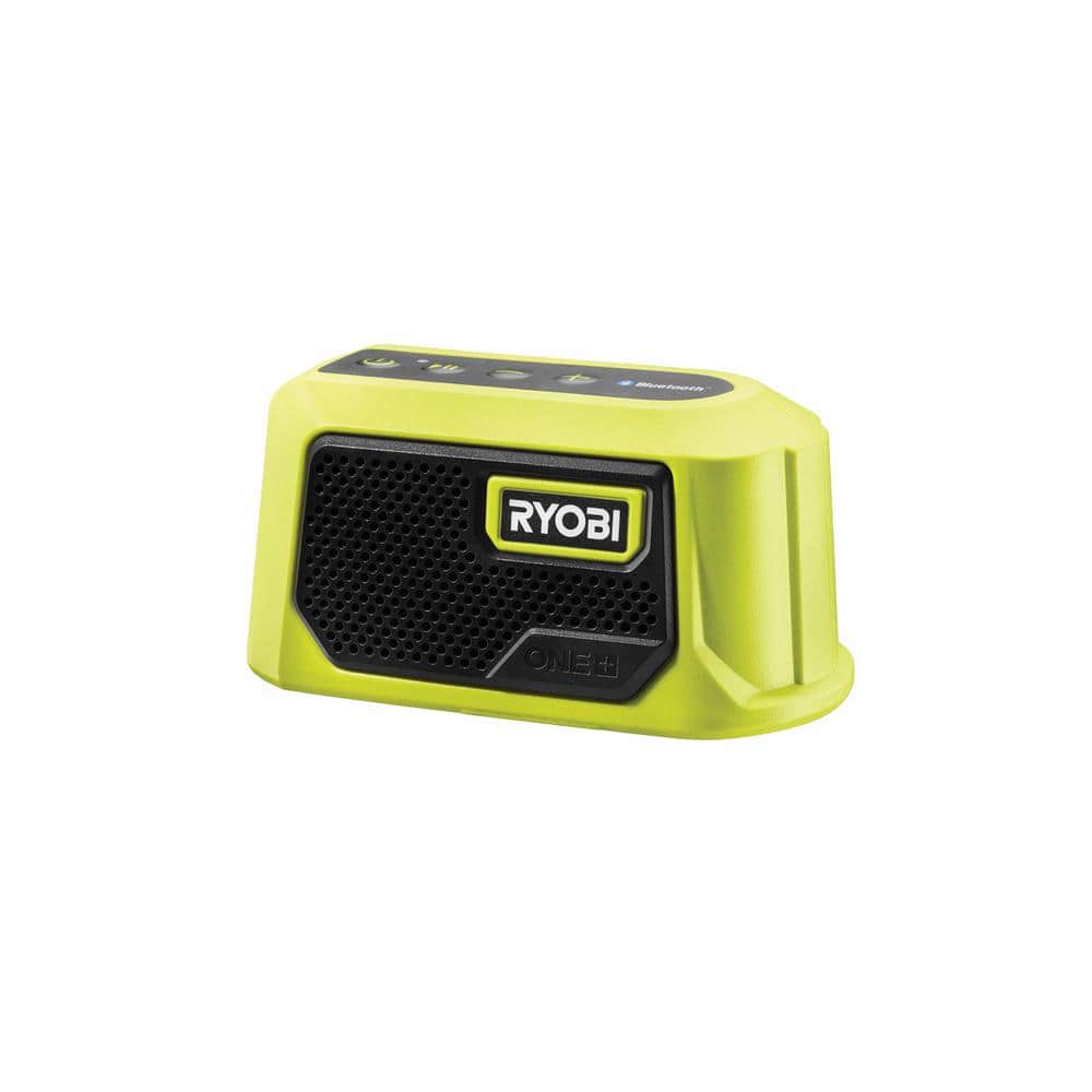 Home RYOBI 18V Only) - Depot (Tool Cordless Bluetooth Compact The PAD02B ONE+ Speaker