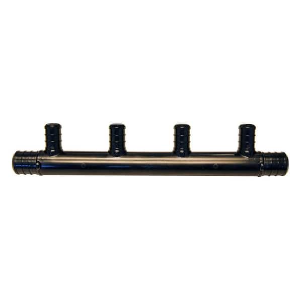 Apollo 3/4 in. x 1/2 in. Poly Alloy Barb x PEX-B 4 Port Open Manifold