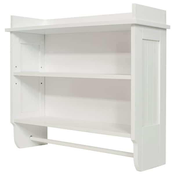 Cersei 19.5 W x 26 H x 8 D Wall Mounted Bathroom Shelves Latitude Run Finish: White